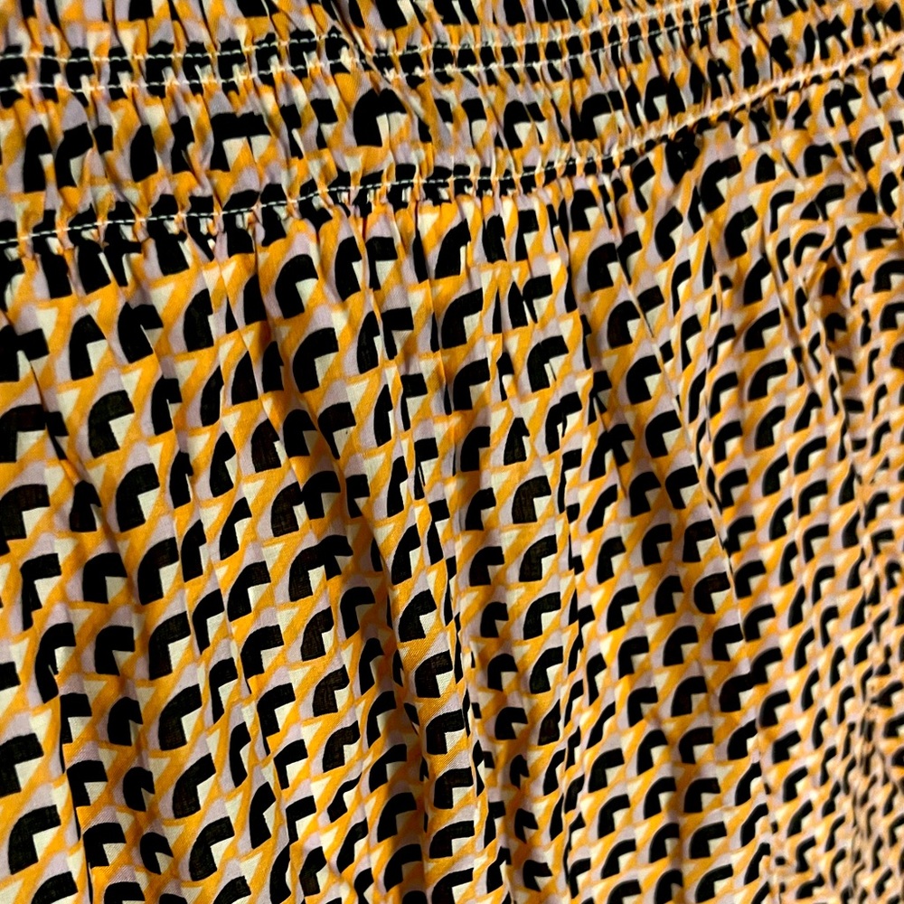 Abstract Maxi Skirt